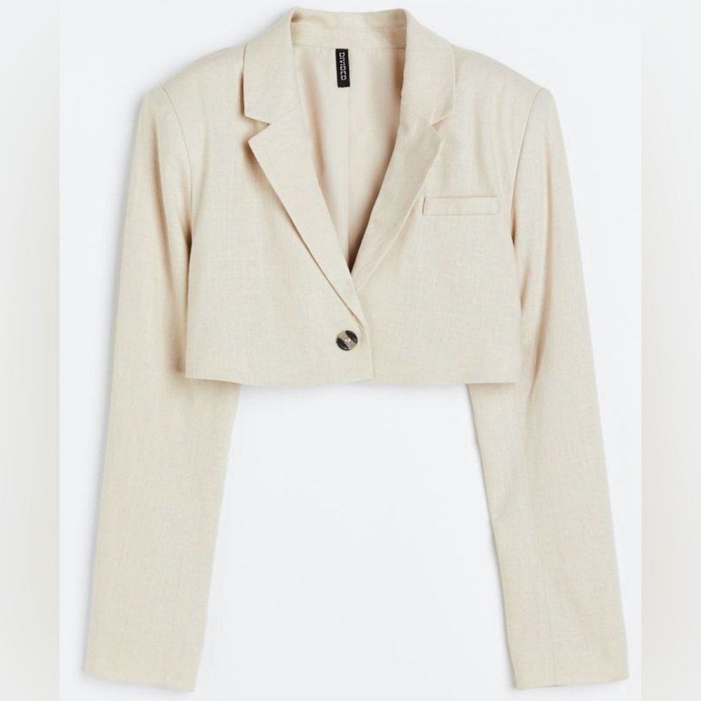 h & m • cropped jacket - Picture 3 of 5